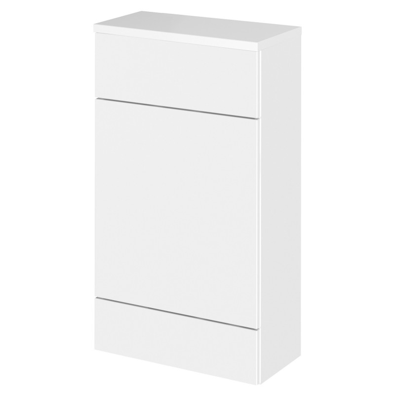 Fusion 500mm Compact Toilet Unit - Gloss White Fusion 500mm Compact Toilet Unit - Gloss White