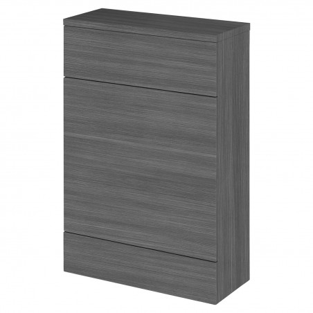 Fusion 600mm Compact Toilet Unit - Anthracite Woodgrain