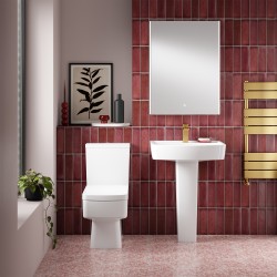 Bliss Semi Flush to Wall Compact Toilet