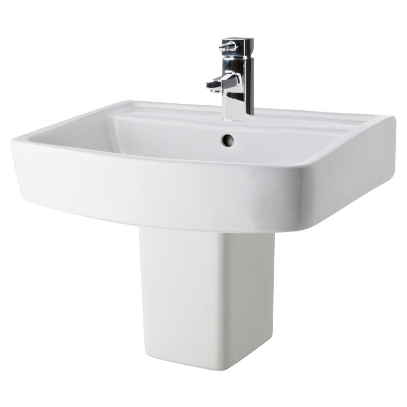 Bliss 520mm Basin & Semi Pedestal Bliss 520mm Basin & Semi Pedestal