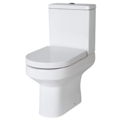 Harmony Semi Flush to Wall Toilet Pan and Cistern