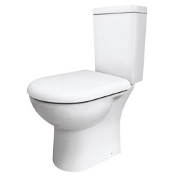 Knedlington Semi Flush to Wall Toilet Pan and Cistern