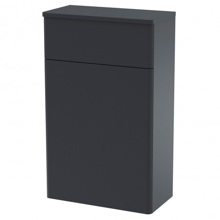 Classique 500mm Back to Wall WC Toilet Unit - Soft Black