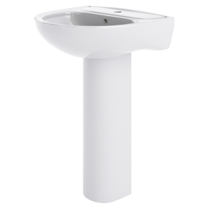 Lawton 550mm Basin & Pedestal Lawton 550mm Basin & Pedestal