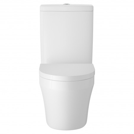 Luna Flush to Wall Close Coupled Toilet and Soft Close Toilet Seat