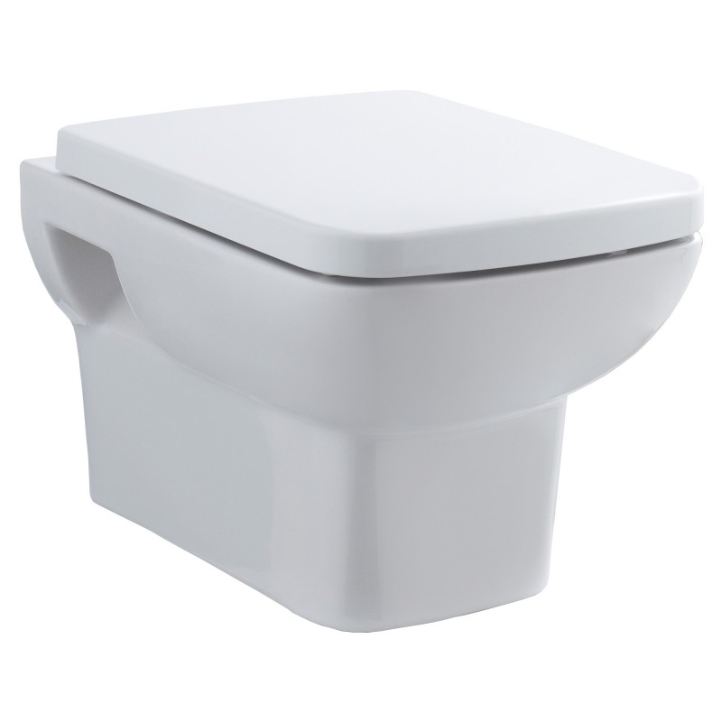 Arlo Wall Hung Toilet Pan and Soft Close Seat Arlo Wall Hung Toilet Pan and Soft Close Seat