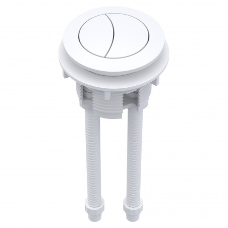 Matt White Cistern Push Button