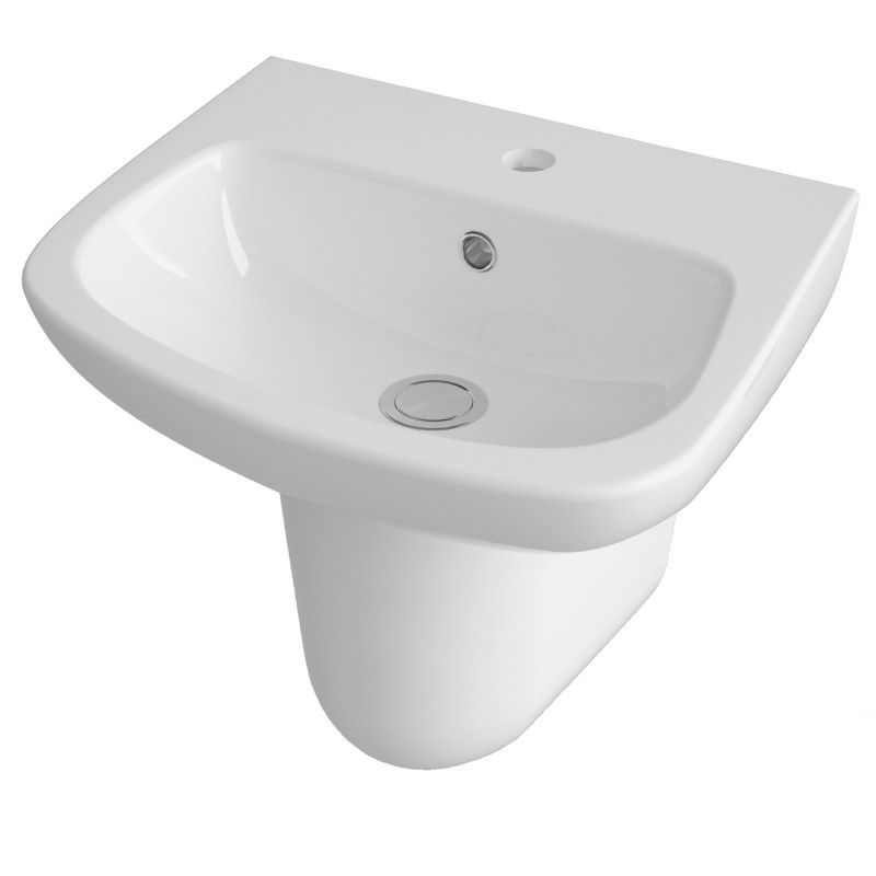 Ambrose 450mm Basin & Semi Pedestal Ambrose 450mm Basin & Semi Pedestal