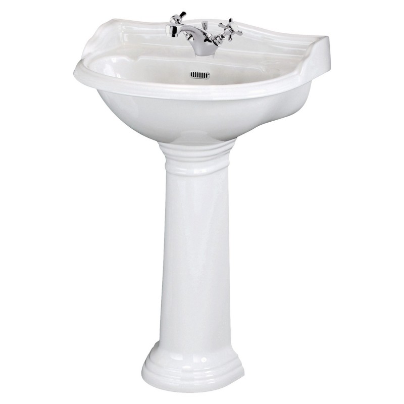 Chancery 500mm 1 Tap Hole Basin & Pedestal Chancery 500mm 1 Tap Hole Basin & Pedestal