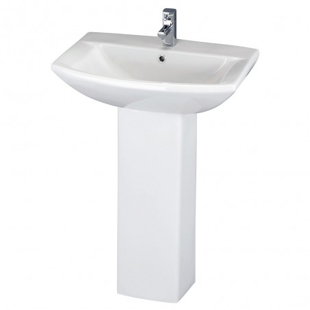 Asselby 600mm Basin & Pedestal