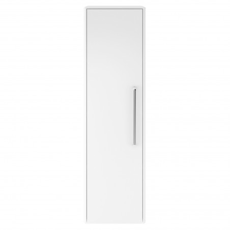 Solar Pure White 1400mm x 350mm Tall Wall Hung Storage Unit