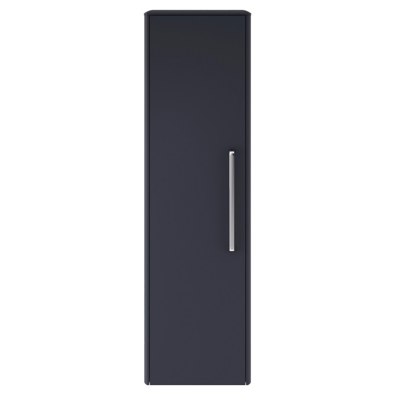 Solar Indigo Blue 1400mm x 350mm Tall Wall Hung Storage Unit