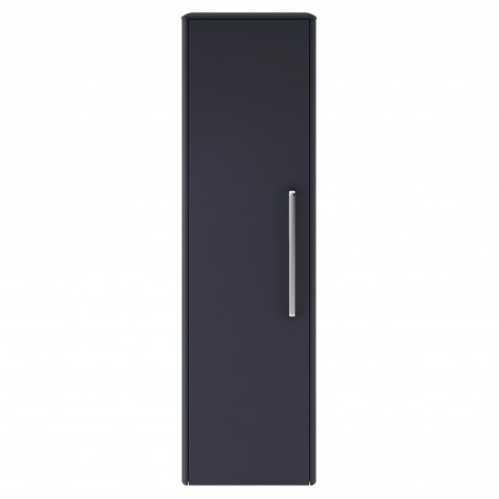 Solar Indigo Blue 1400mm x 350mm Tall Wall Hung Storage Unit