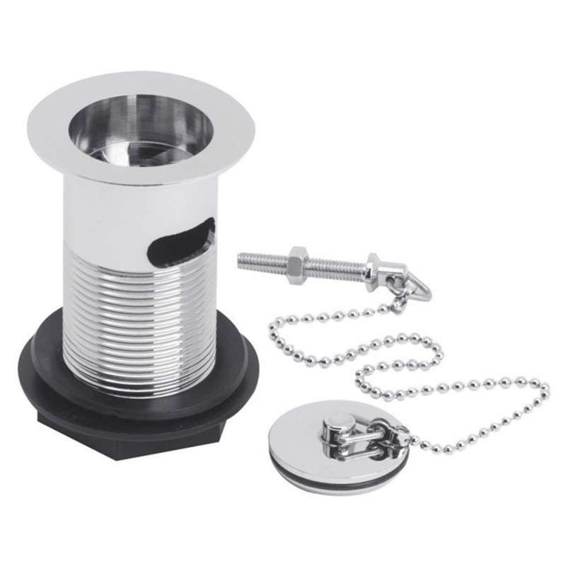Basin Waste With Brass Plug & Ball Chain