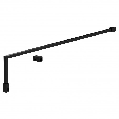 Matt Black Wetroom Screen Support Arm 1000mm