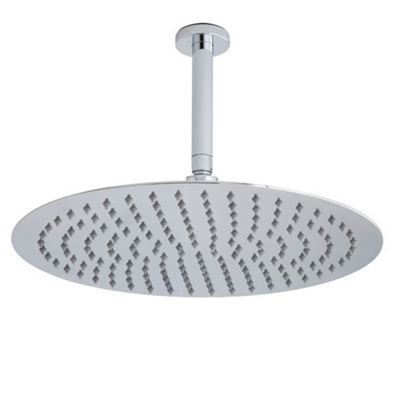 400mm Round Stainless Steel Shower Head with Ceiling Arm