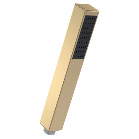 Brushed Brass Square Minimalist Shower Handset