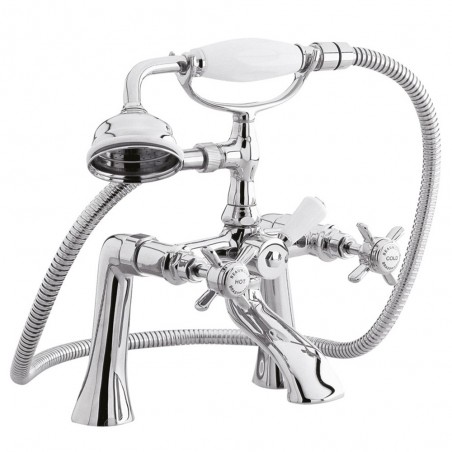 Beaumont 1/2 Bath Shower Mixer Tap Pillar Mounted