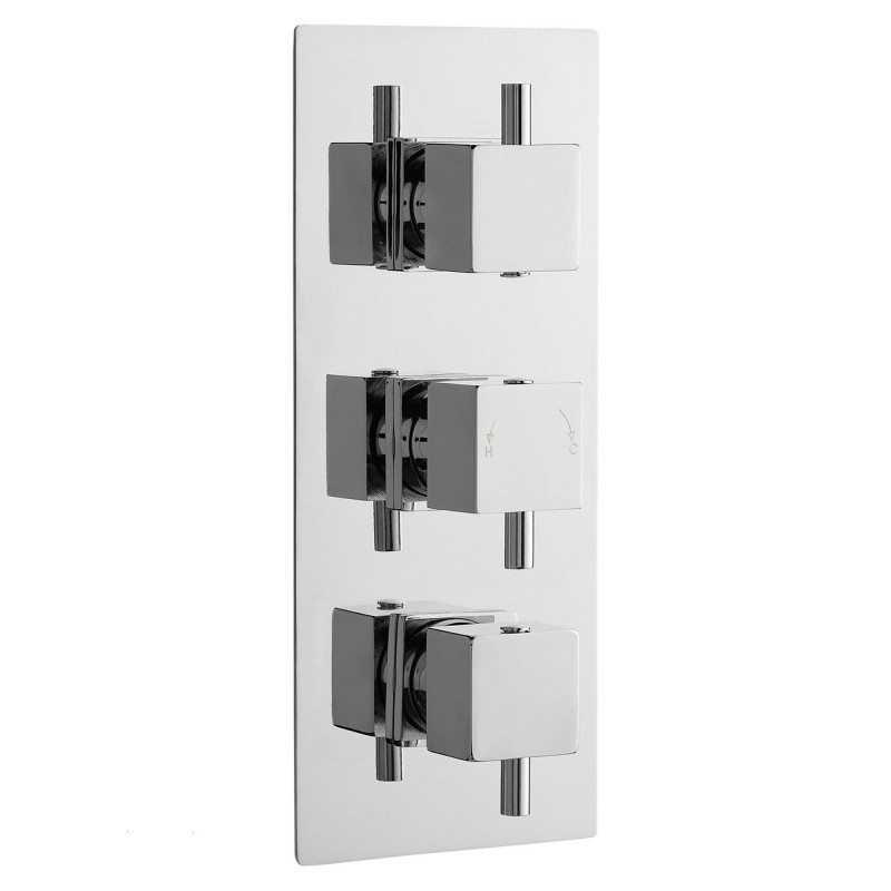 Volt Concealed Shower Valve Triple Handle with Diverter Volt Concealed Shower Valve Triple Handle with Diverter