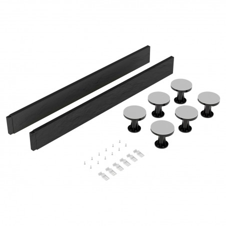 Slate Grey Trays Leg & Plinth Set Suitable for 700-900 Square & Rectangular Trays