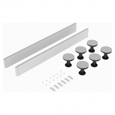 White Shower Trays Leg & Plinth Set Suitable for 700-900 Square & Rectangular Trays