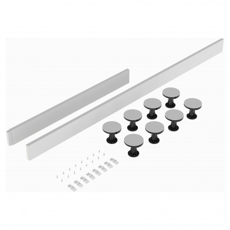 White Shower Trays Leg & Plinth Set Suitable for 1100-1200 Rectangular Trays