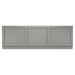 1700mm Old London Front Bath Panel - Storm Grey