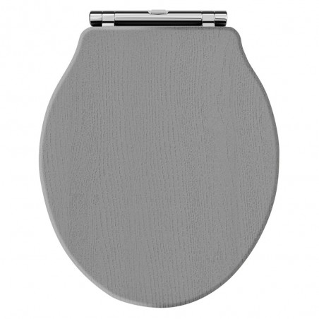 Old London Carlton Storm Grey Traditional Toilet Seat