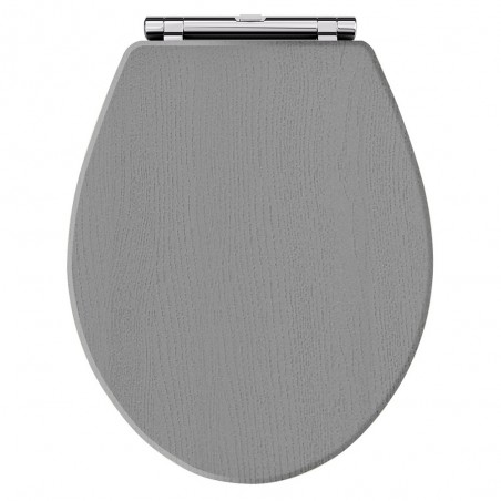 Old London Rhyther Storm Grey Traditional Toilet Seat