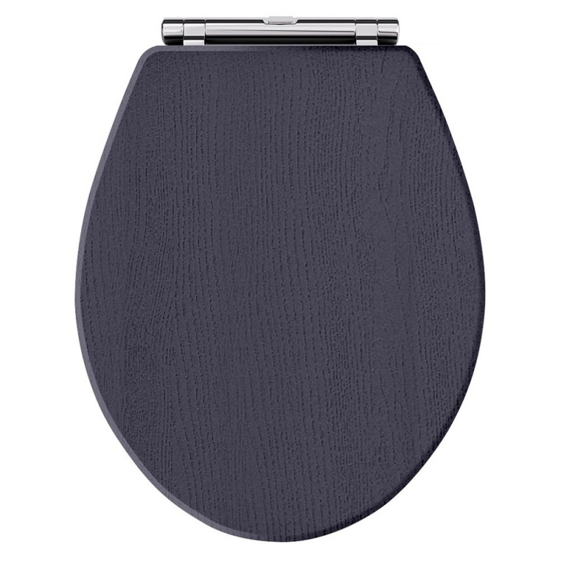 Old London Rhyther Twilight Blue Traditional Toilet Seat