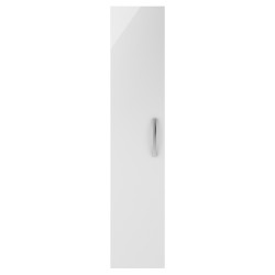 Athena Tall Unit Single Door - Gloss White