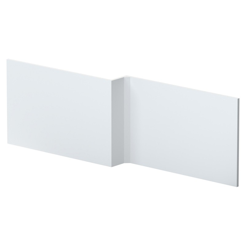 1700mm Square Shower Front Bath Panel - Satin White 1700mm Square Shower Front Bath Panel - Satin White
