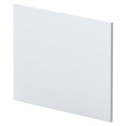 700mm Square Shower Bath End Panel - Satin White