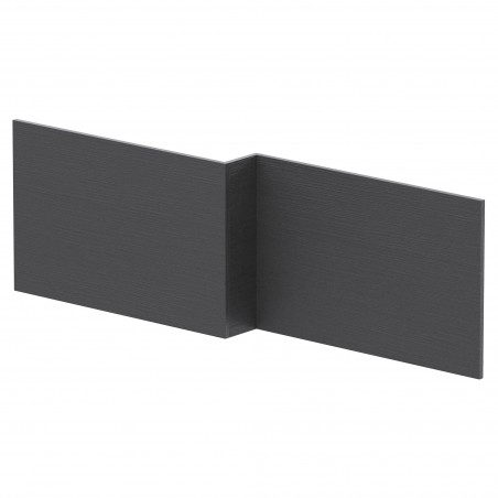 1700mm Shower Front Bath Panel - Graphite Grey