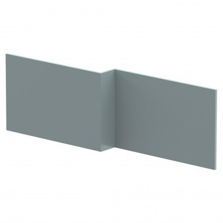 1700mm Shower Front Bath Panel - Coastal Grey