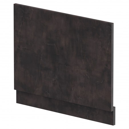 Havana Straight Bath End Panel and Plinth 560mm H x 700mm W - Metallic Slate