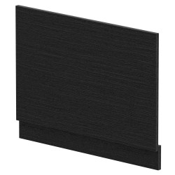 750mm End Bath Panel - Charcoal Black Woodgrain