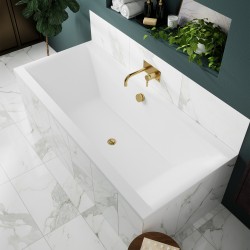 Square Double Ended Bath 1700mm x 750mm - Insitu