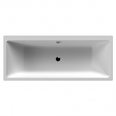 Linton Thin Edge Double Ended Rectangular Bath 1800mm x 800mm - Acrylic