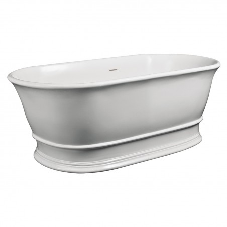 Faringdon 1555mm Traditional Freestanding Bath with Overflow and Waste