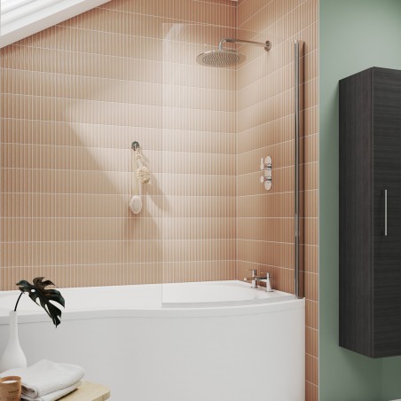 Curved P-Bath Screen 870m x 1435mm