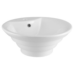 460mm Round Counter Top Basin With Overflow