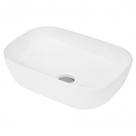 455 x 325mm Rectangular Ceramic Counter Top Basin - White