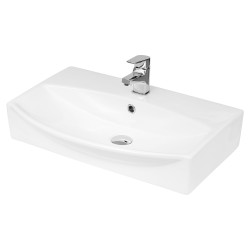 600mm x 400mm x 150mm Counter Top Basin with 1 Tap Hole