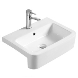 480mm Rectangular Counter Top Basin with 1 Tap Hole