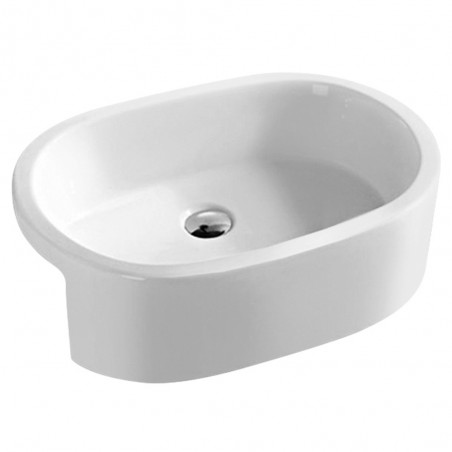 560mm Round Semi Recessed Basin