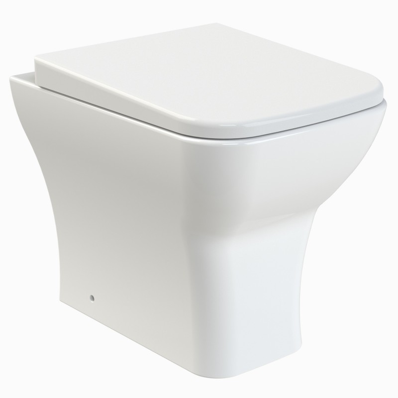 Ava Back To Wall Toilet Pan & Soft Close Seat