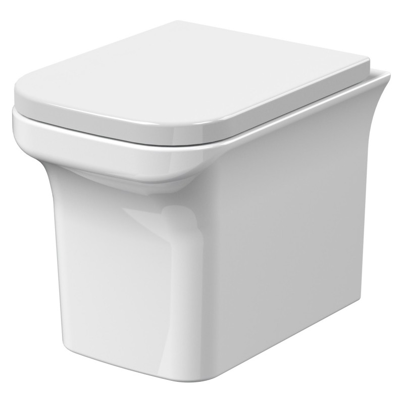Ava Rimless Wall Hung Toilet Pan & Soft Close Seat