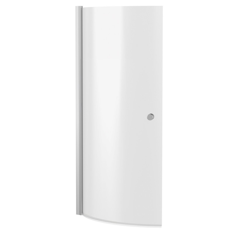 Curved P-Bath Screen With Knob 720mm x 1435mm