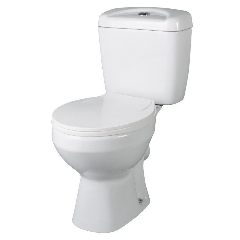 Melbourne Toilet Pan with Cistern and Toilet Seat
